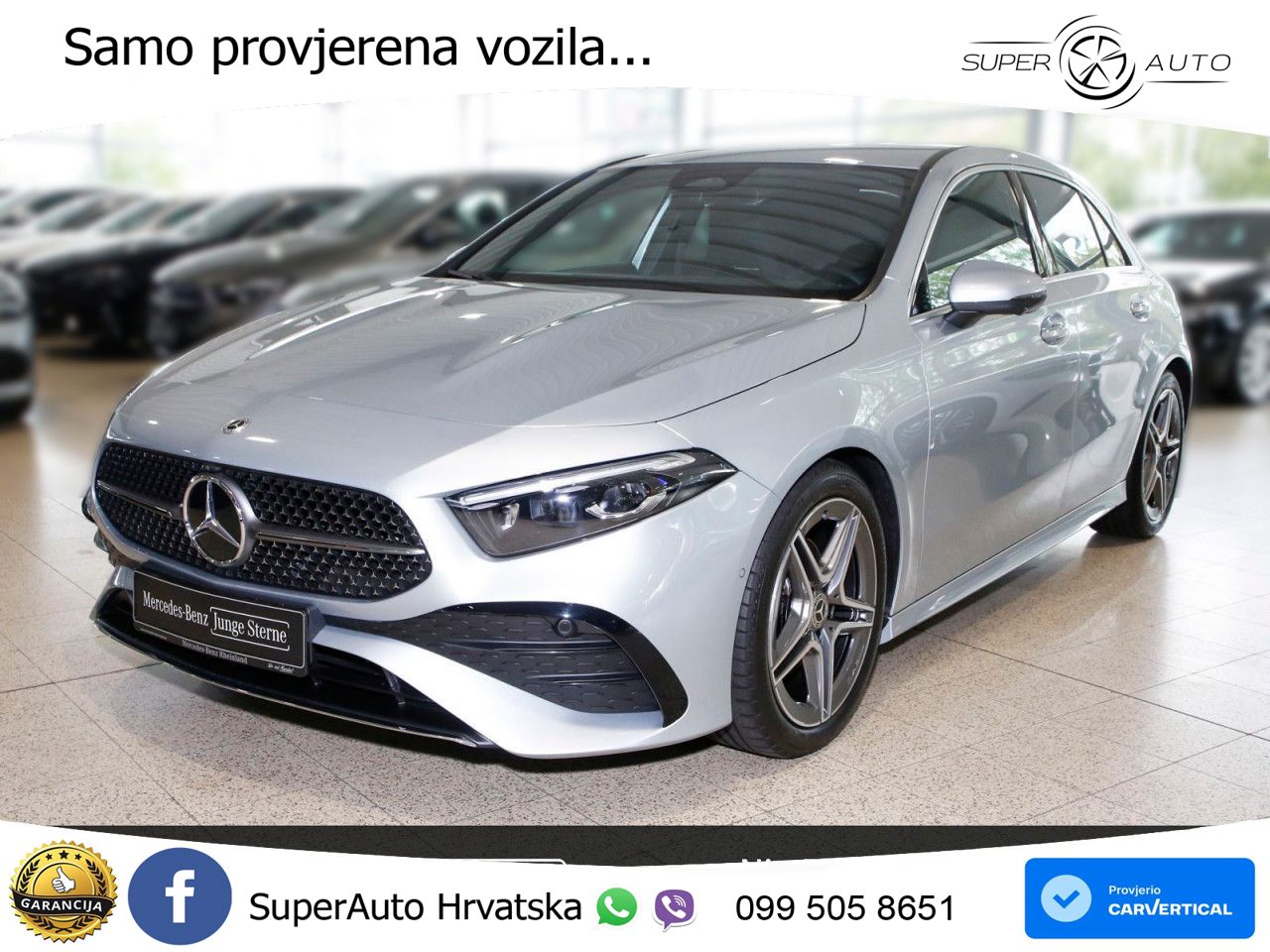 Mercedes-Benz A 200 7G-DCT AMG LED+GR SJED+ACC