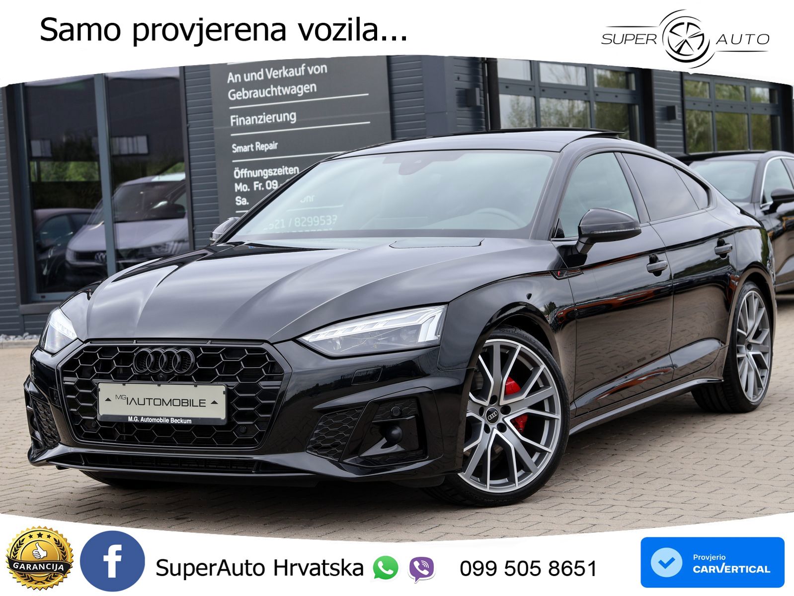 Audi A5 Sportback 40 TDI (204 KS) S tronic S line LED+GR SJED+ACC