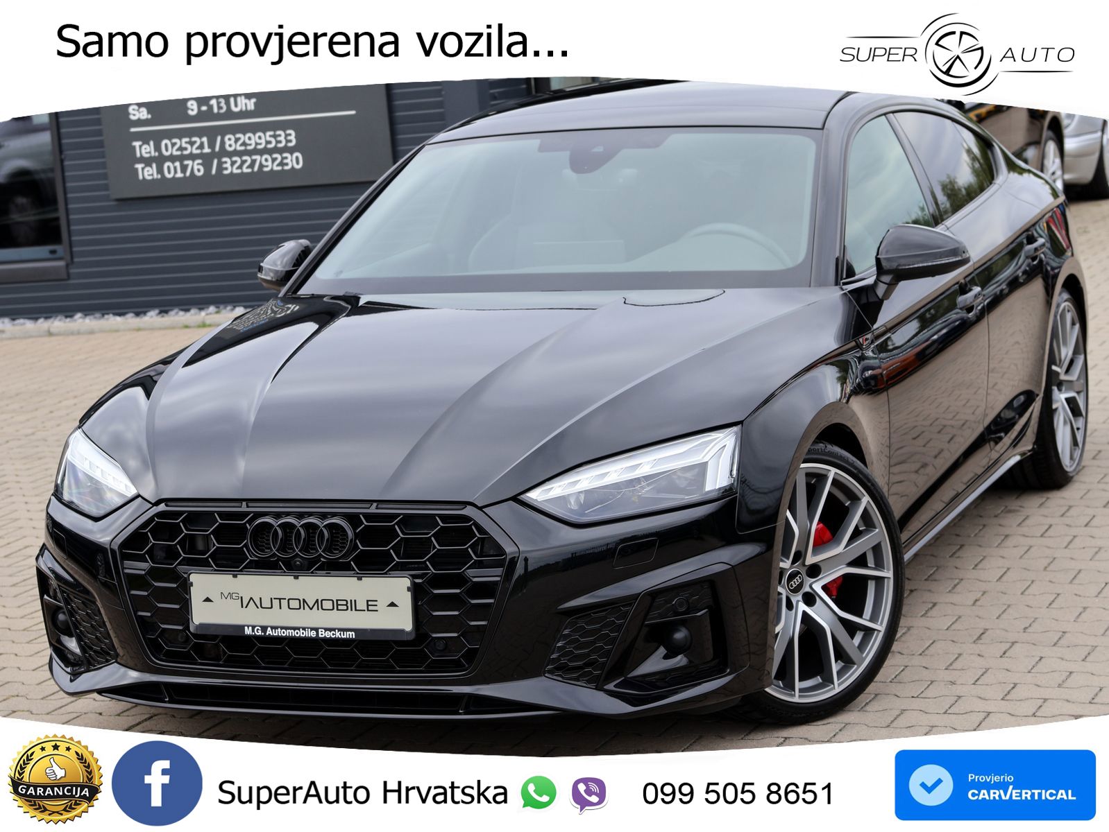 Audi A5 Sportback 40 TDI (204 KS) S tronic S line LED+GR SJED+ACC
