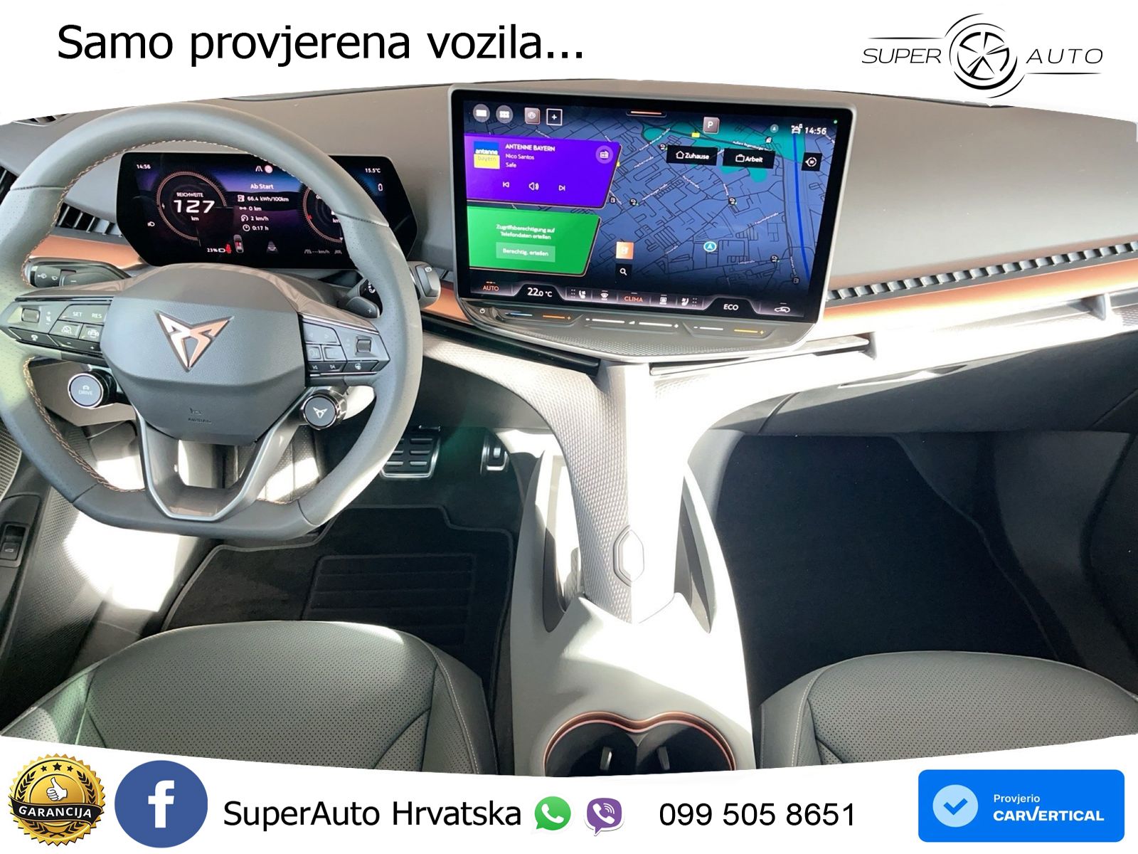 Cupra Tavascan 82 kWh (286 KS) LED+GR SJED+ACC