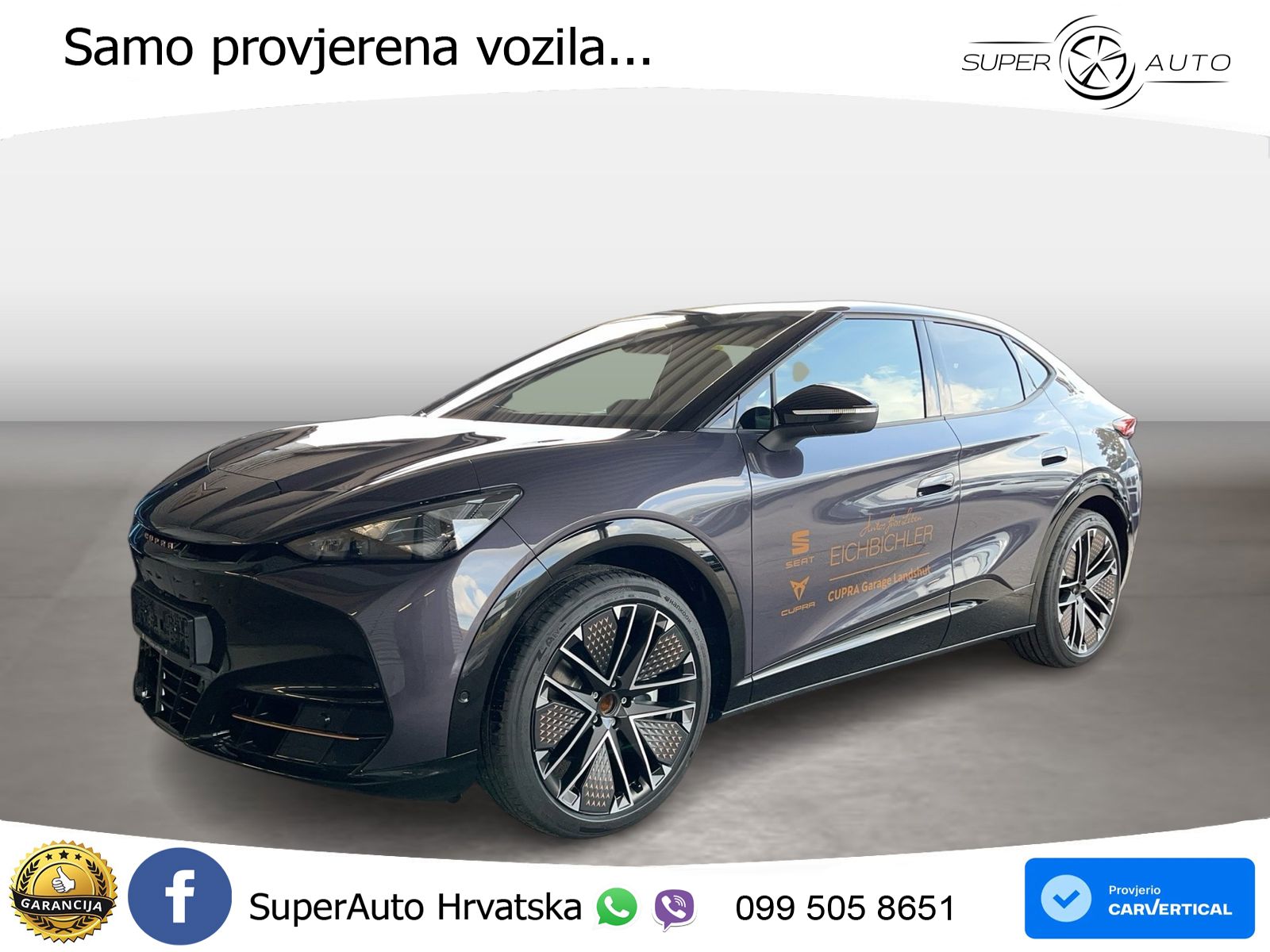 Cupra Tavascan 82 kWh (286 KS) LED+GR SJED+ACC