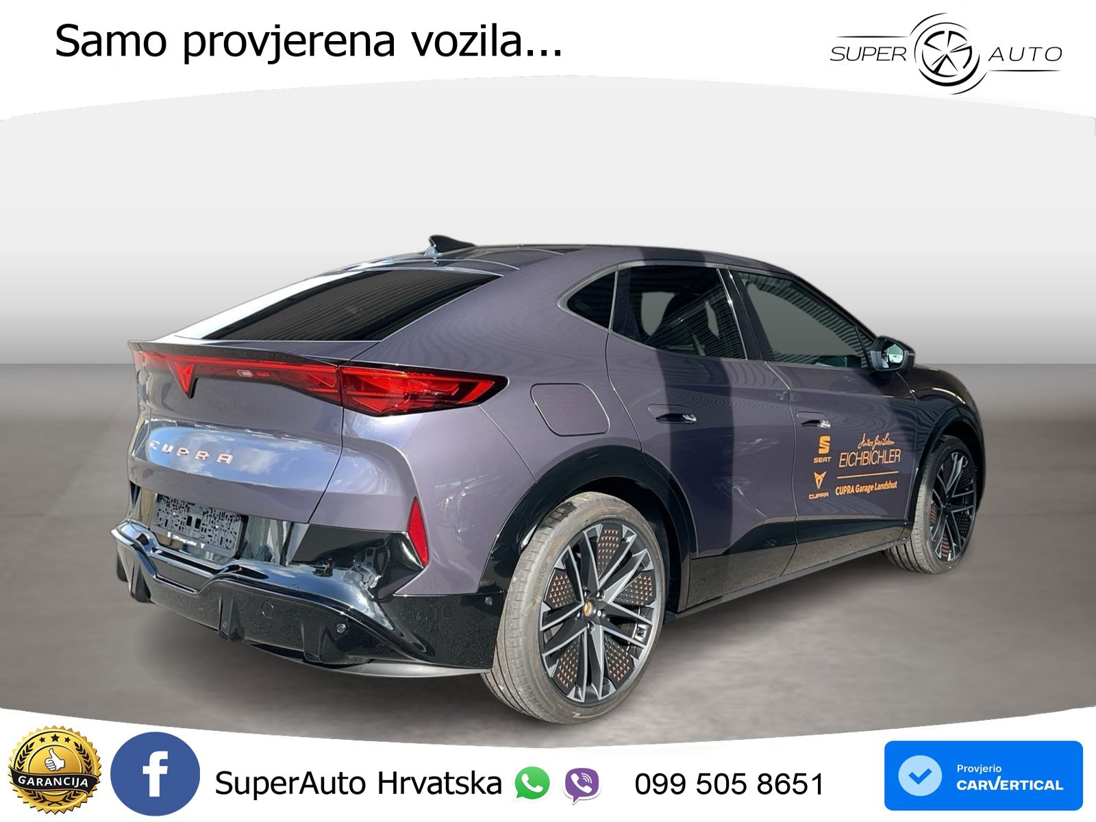 Cupra Tavascan 82 kWh (286 KS) LED+GR SJED+ACC