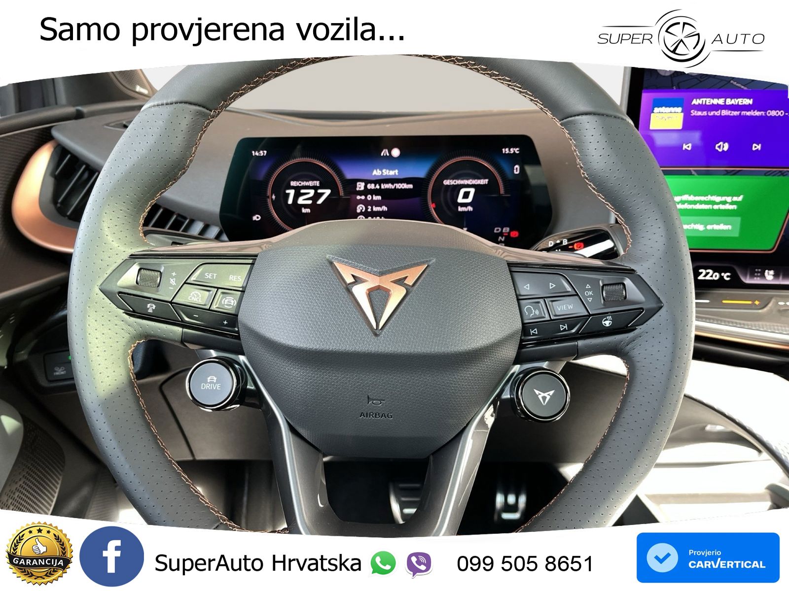 Cupra Tavascan 82 kWh (286 KS) LED+GR SJED+ACC