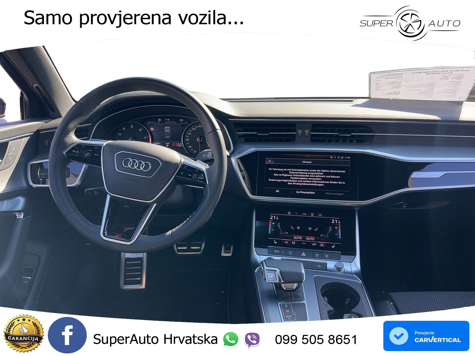Audi A6 45 TFSI (265 KS) S tronic S line MATRIX+GR SJED+KAM