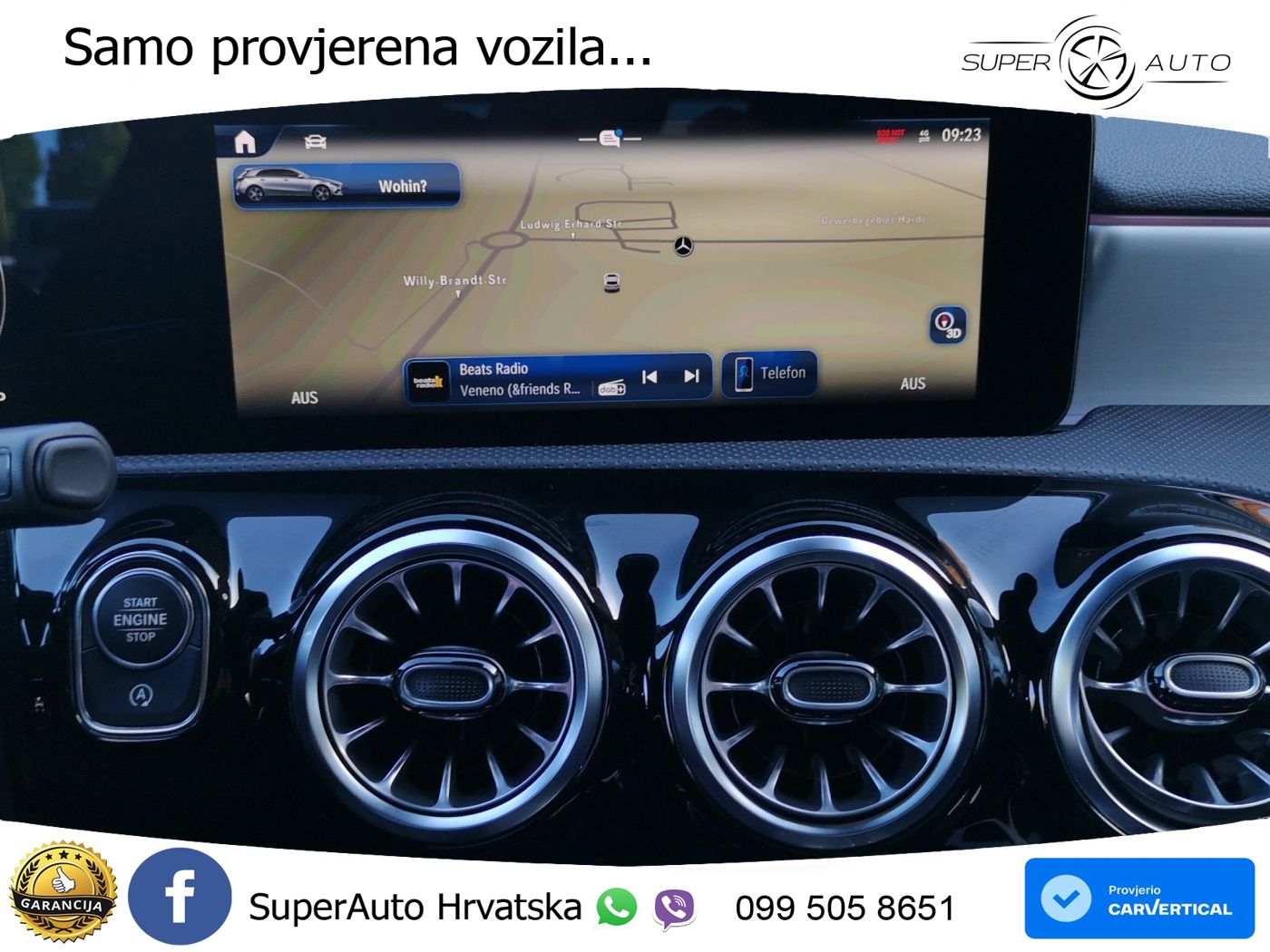 Mercedes-Benz A 180 7G-DCT AMG LED+GR SJED+ACC