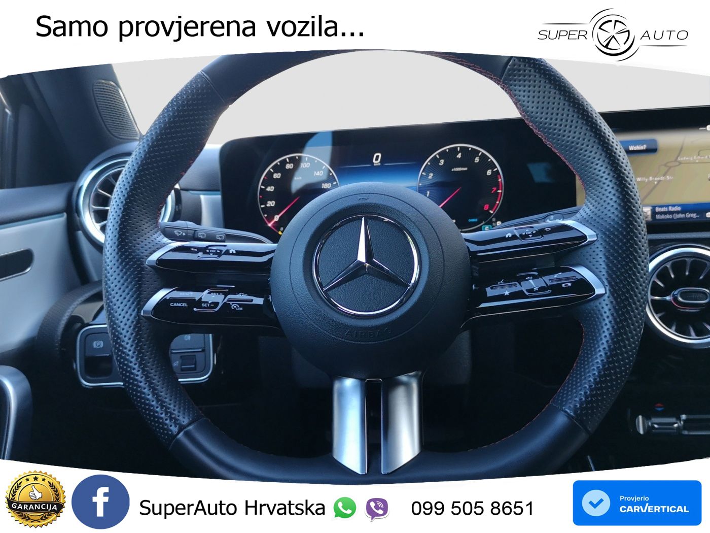 Mercedes-Benz A 180 7G-DCT AMG LED+GR SJED+ACC