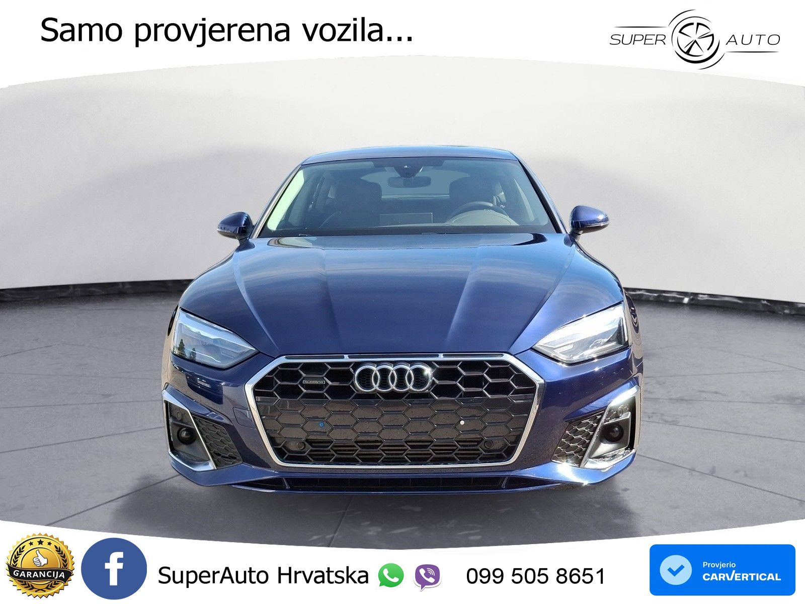 Audi A5 Sportback  40 TFSI (204 KS) quattro S tronic S line LED+GR SJED+ACC