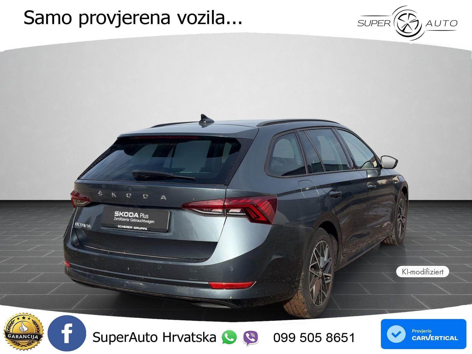 Škoda Octavia Combi 1.5 TSI (150 KS) LED+GR SJED+ACC