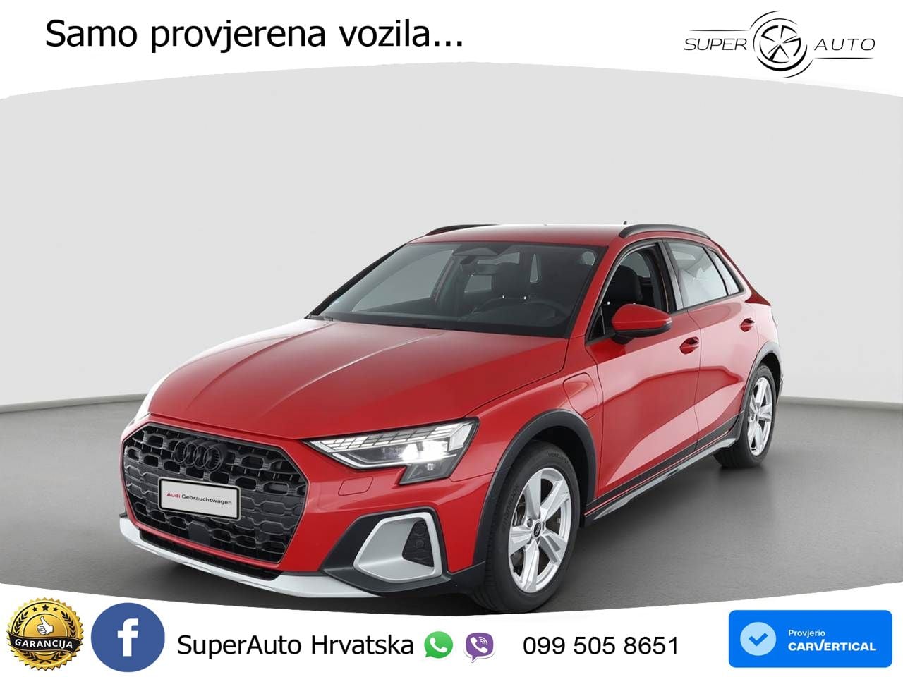 Audi A3 allstreet 40 TFSIe (204 KS) S tronic LED+GR SJED+ACC