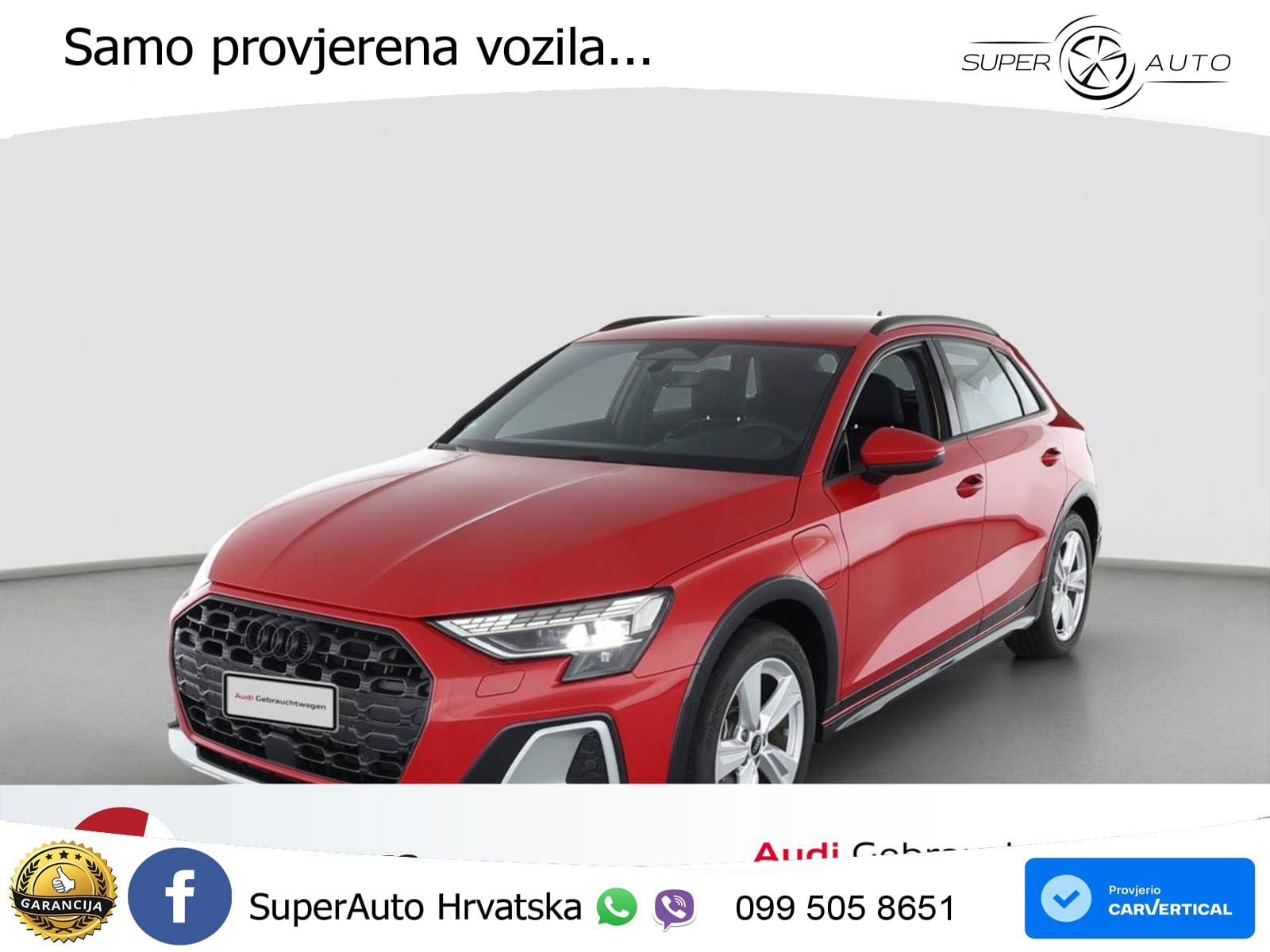 Audi A3 allstreet 40 TFSIe (204 KS) S tronic LED+GR SJED+ACC