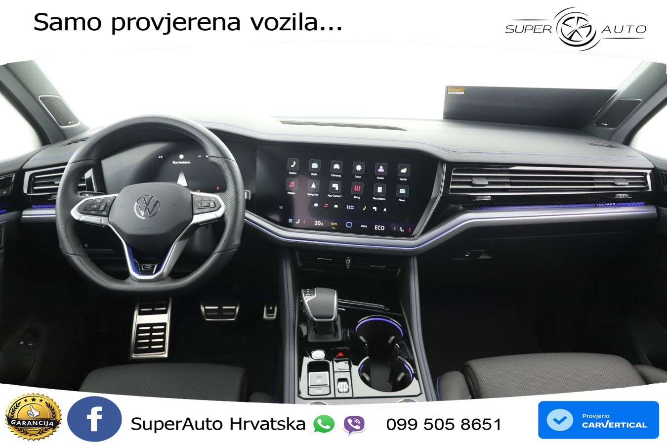 Volkswagen Touareg R 3.0 V6 TFSI (462 KS) 4MOTION Tiptronic ZRAČNI+ACC+4xGR SJED+KAM