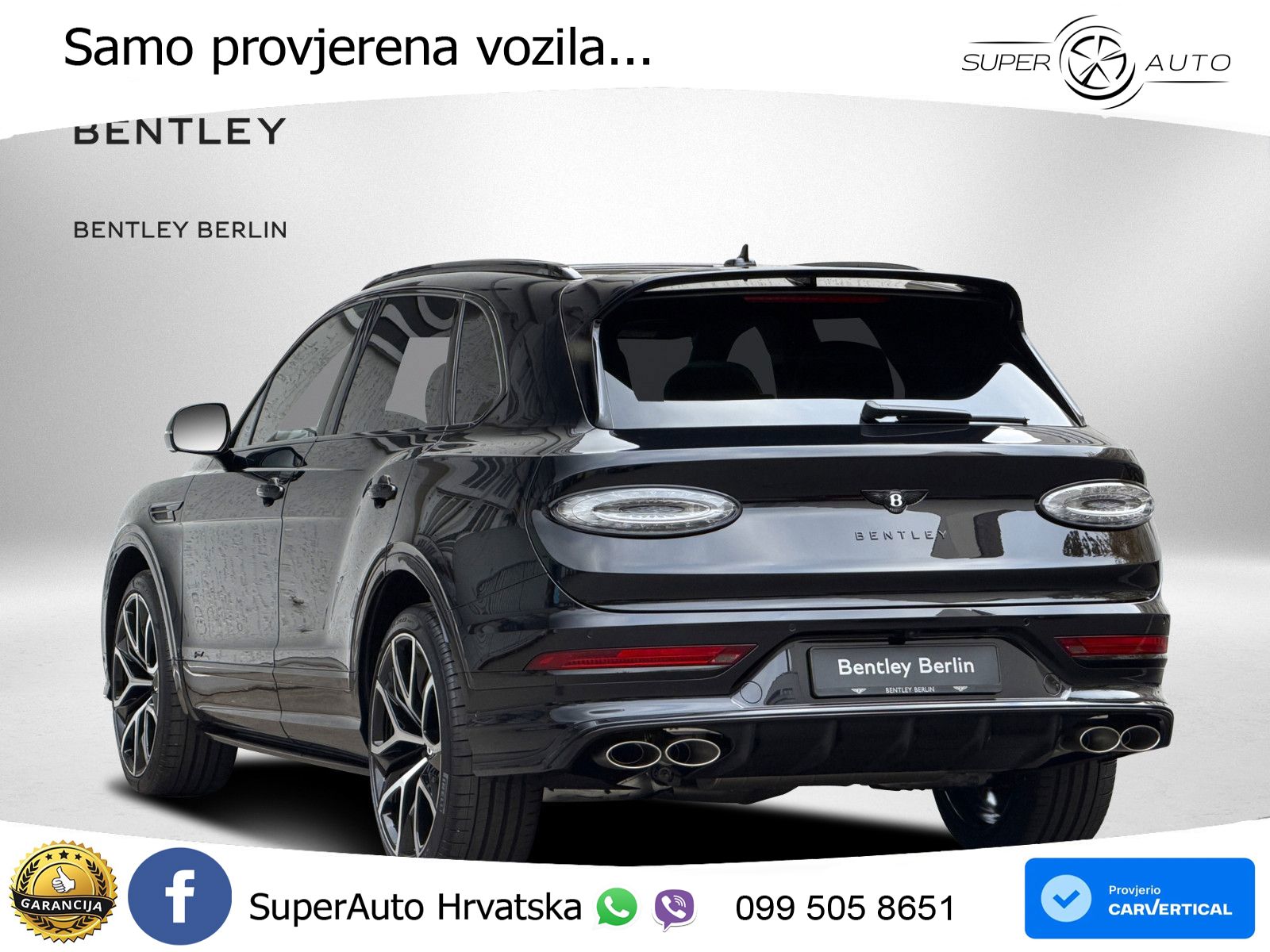 Bentley Bentayga Speed 4.0 V8 (650 KS) AWD Automatic LED+GR SJED+ACC
