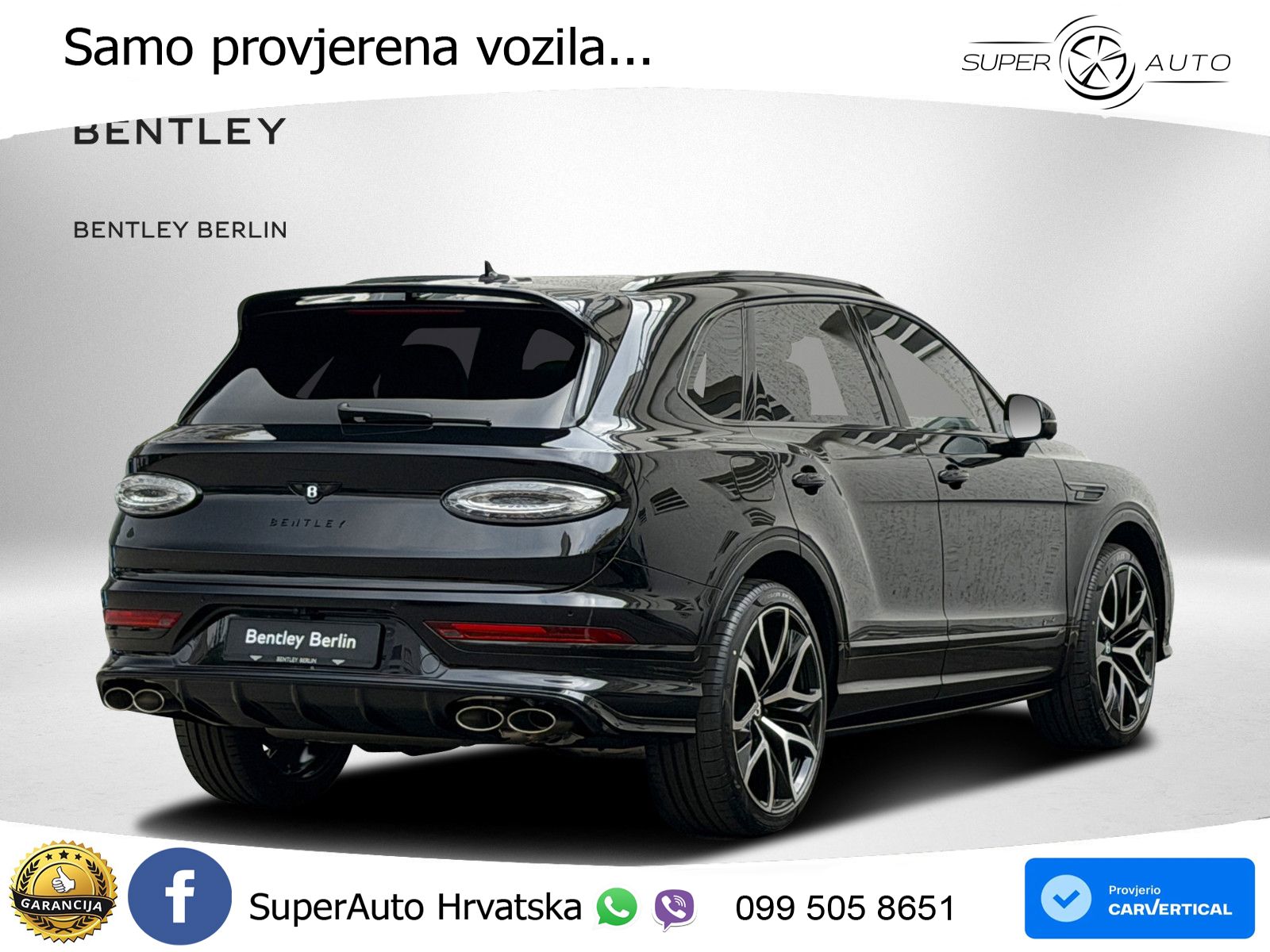 Bentley Bentayga Speed 4.0 V8 (650 KS) AWD Automatic LED+GR SJED+ACC