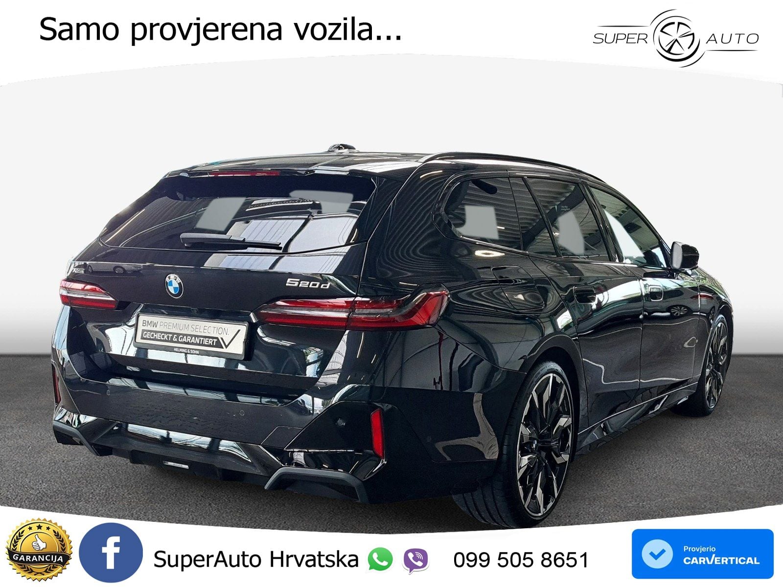 BMW 520d Touring (197 KS) xDrive Steptronic M Sport ACC+HEAD+GR SJED+360+PANO
