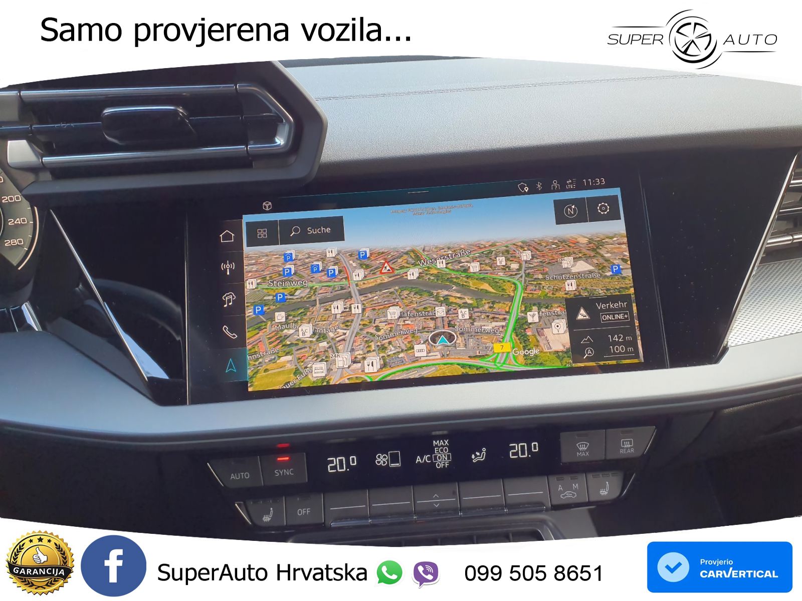 Audi A3 35 TFSI (150 KS) S tronic S line MATRIX+GR SJED+KAM