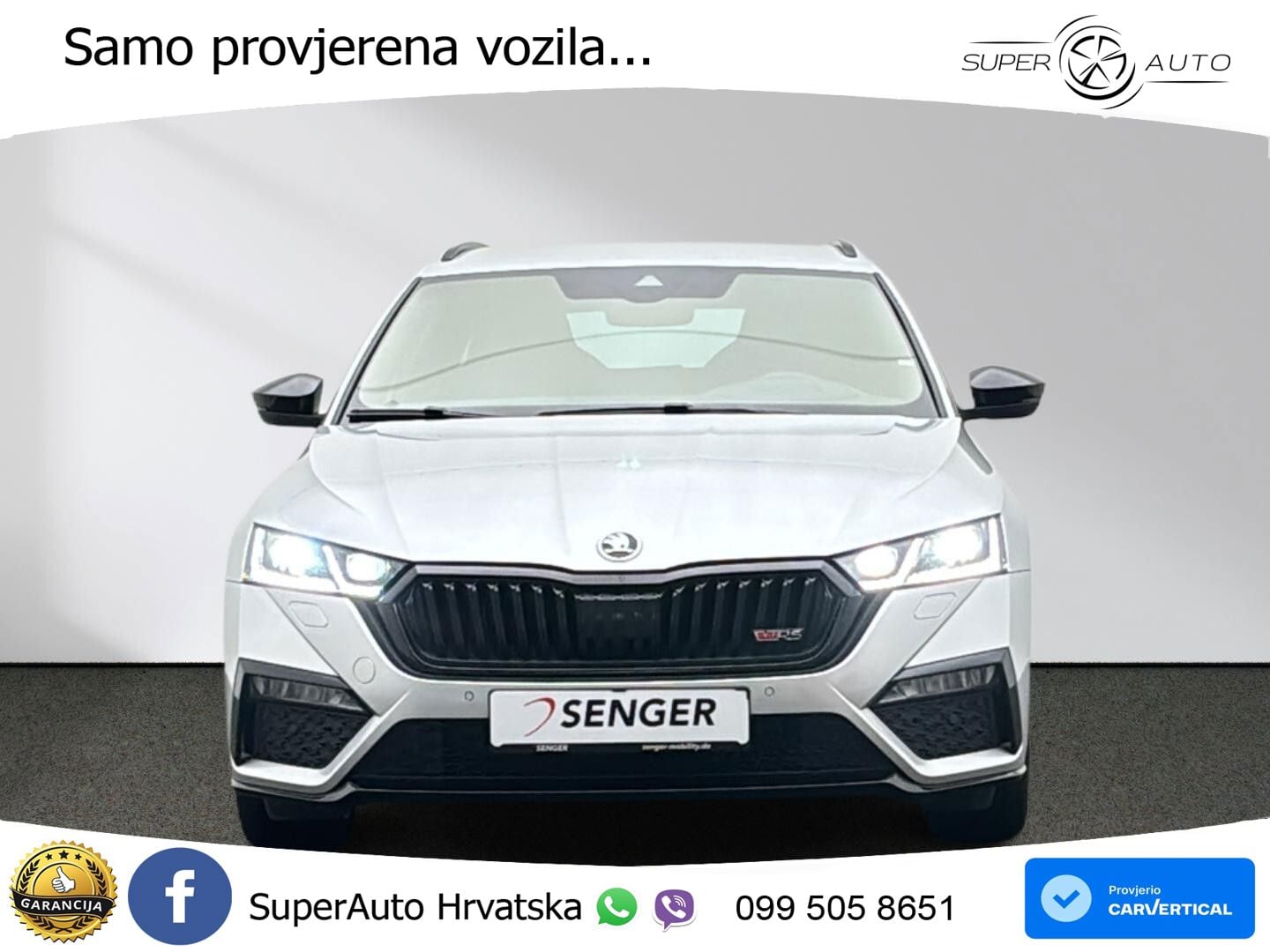 Škoda Octavia Combi RS 2.0 TDI (200 KS) 4x4 DSG LED+GR SJED+ACC