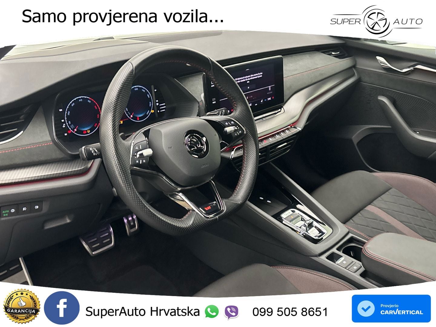 Škoda Octavia Combi RS 2.0 TDI (200 KS) 4x4 DSG LED+GR SJED+ACC
