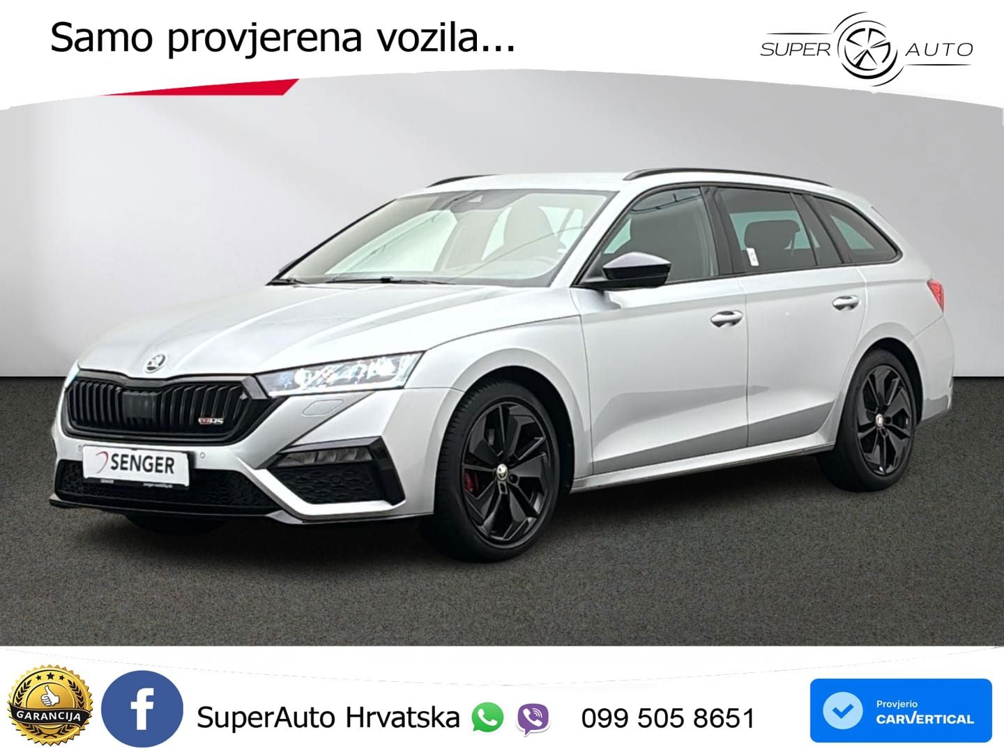 Škoda Octavia Combi RS 2.0 TDI (200 KS) 4x4 DSG LED+GR SJED+ACC