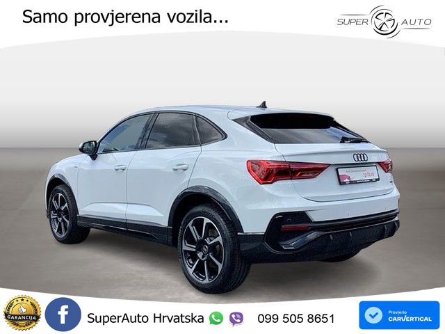 Audi Q3 II Sportback 40 TFSI (190 KS) quattro S tronic S line LED+GR SJED+ACC