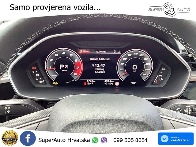 Audi Q3 II Sportback 40 TFSI (190 KS) quattro S tronic S line LED+GR SJED+ACC