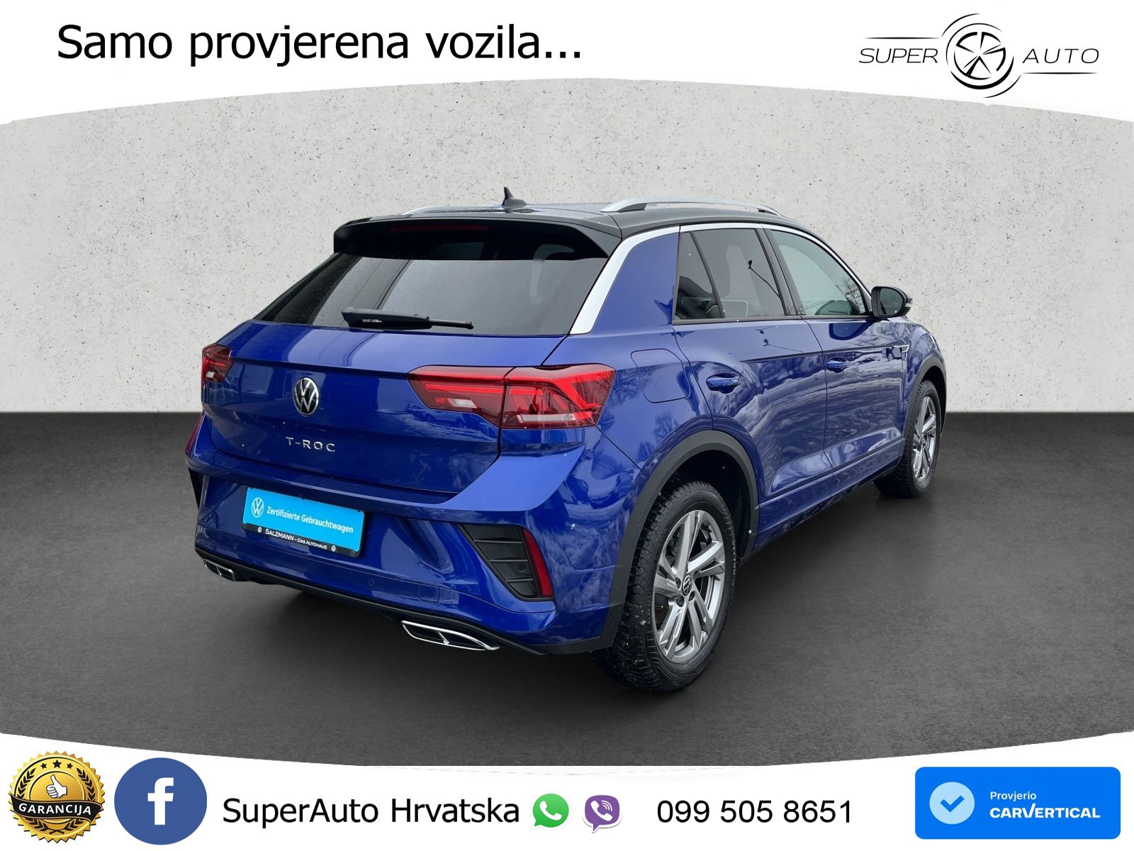 Volkswagen T-Roc 1.5 TSI (150 KS) DSG LED+GR SJED+ACC