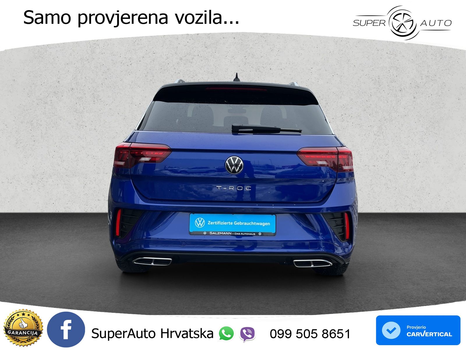 Volkswagen T-Roc 1.5 TSI (150 KS) DSG LED+GR SJED+ACC