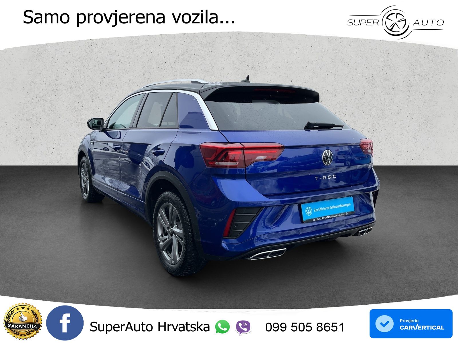 Volkswagen T-Roc 1.5 TSI (150 KS) DSG LED+GR SJED+ACC