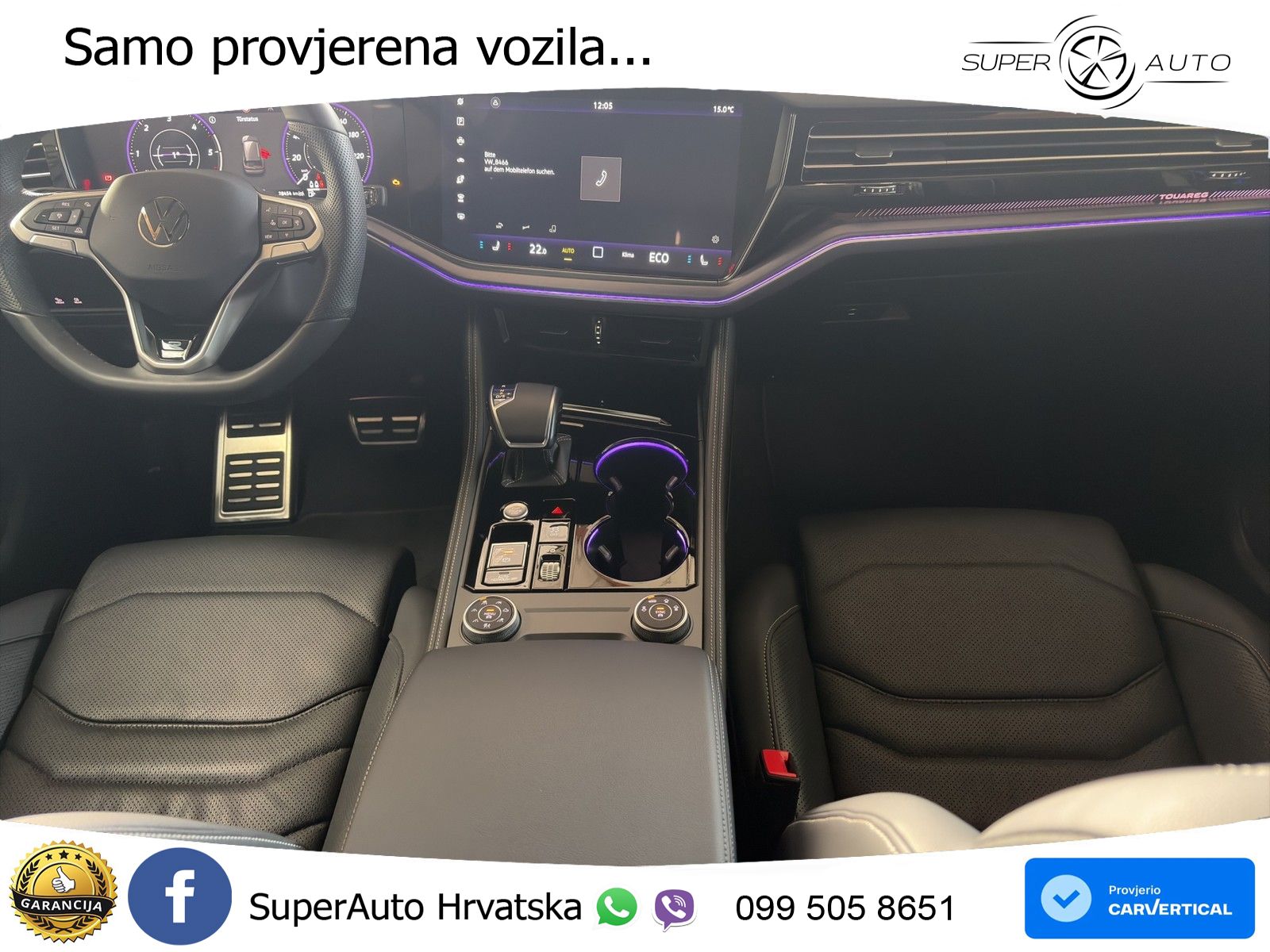 Volkswagen Touareg 3.0 V6 TDI (231 KS) 4MOTION Tiptronic ZRAČNI+ACC+4xGR SJED+KAM