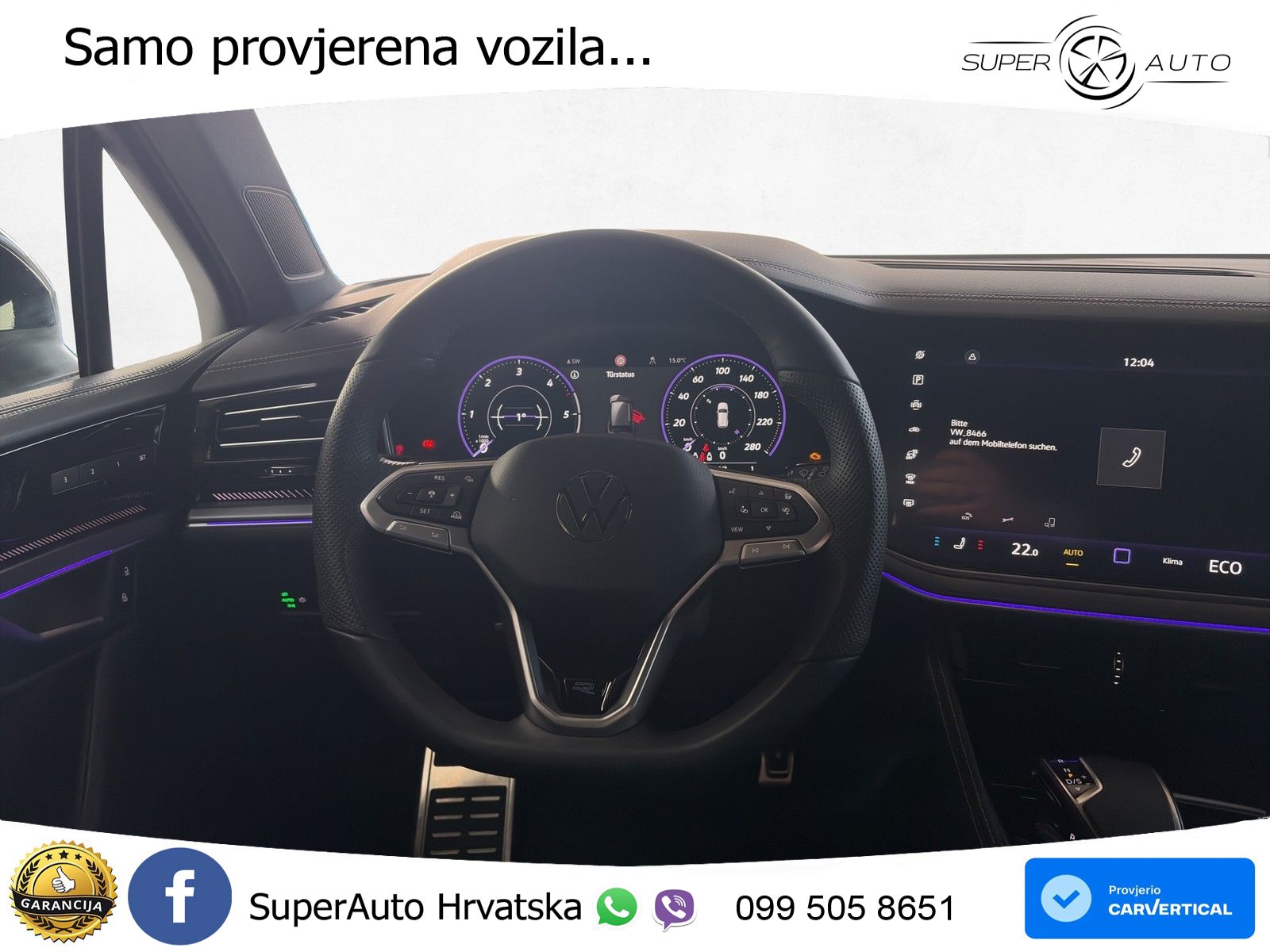 Volkswagen Touareg 3.0 V6 TDI (231 KS) 4MOTION Tiptronic ZRAČNI+ACC+4xGR SJED+KAM
