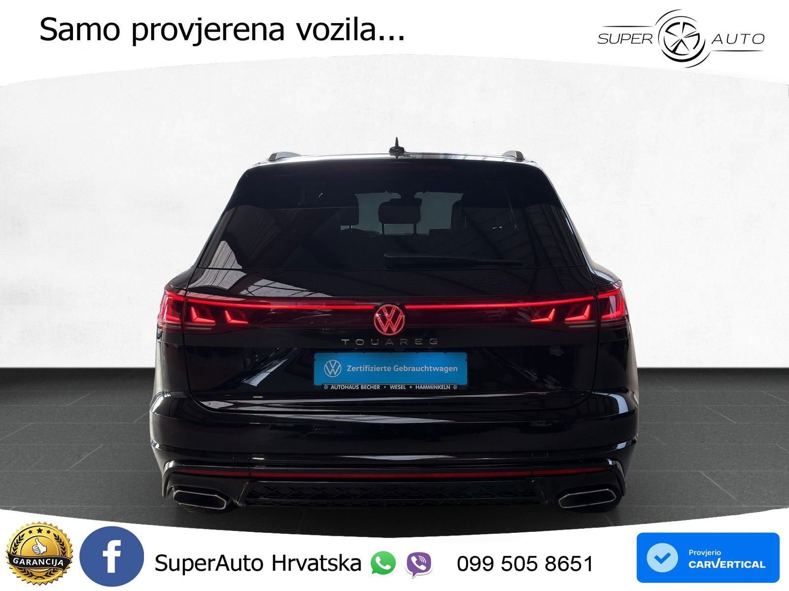 Volkswagen Touareg 3.0 V6 TDI (231 KS) 4MOTION Tiptronic ZRAČNI+ACC+4xGR SJED+KAM