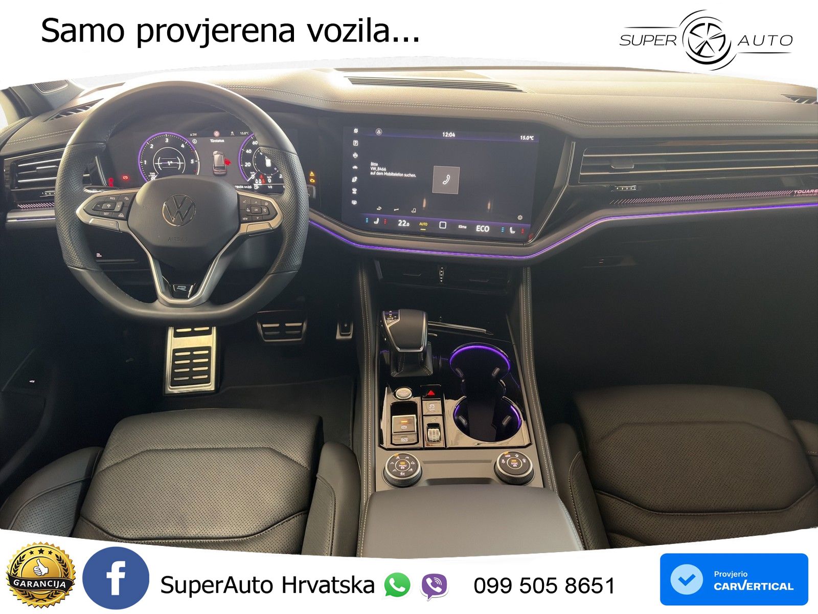 Volkswagen Touareg 3.0 V6 TDI (231 KS) 4MOTION Tiptronic ZRAČNI+ACC+4xGR SJED+KAM