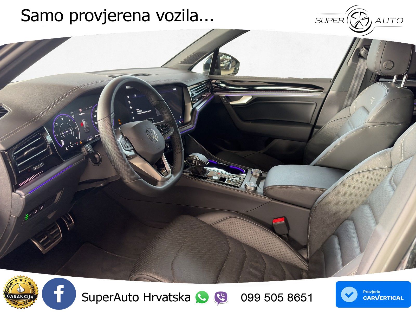 Volkswagen Touareg 3.0 V6 TDI (231 KS) 4MOTION Tiptronic ZRAČNI+ACC+4xGR SJED+KAM