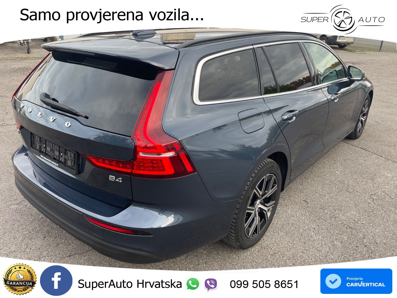 Volvo V60 2.0 B4 Diesel Geartronic LED+GR SJED+ACC