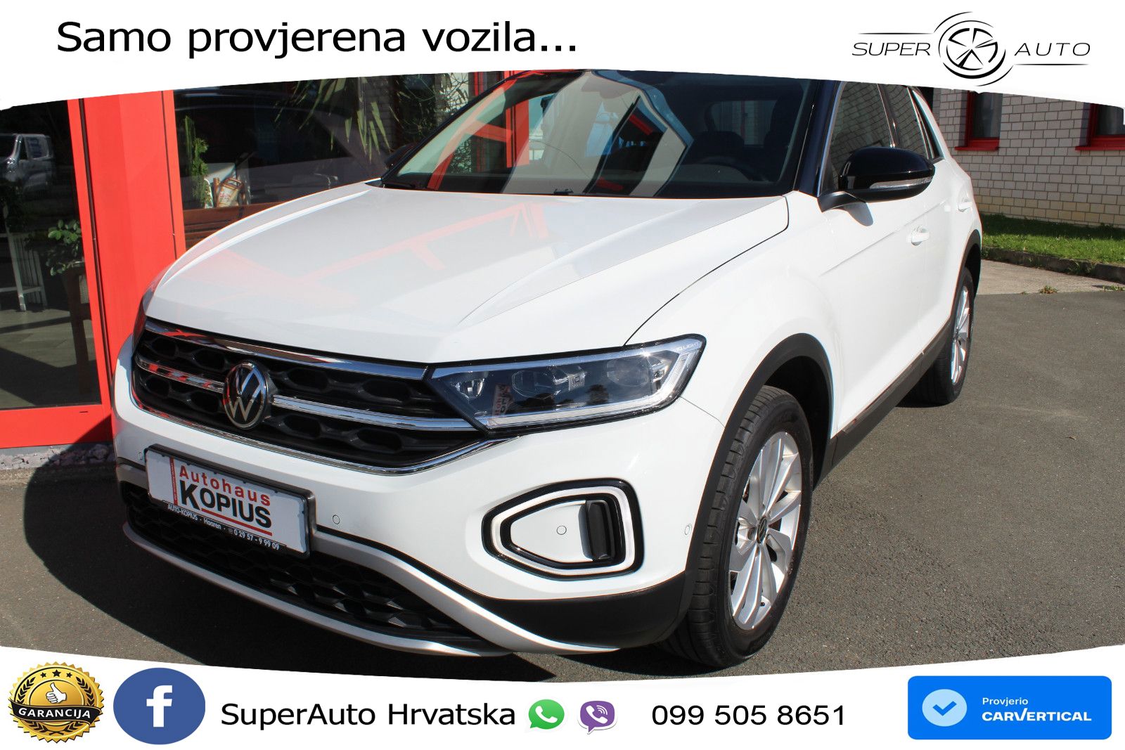 Volkswagen T-Roc 1.5 TSI (150 KS) DSG LED+GR SJED+ACC