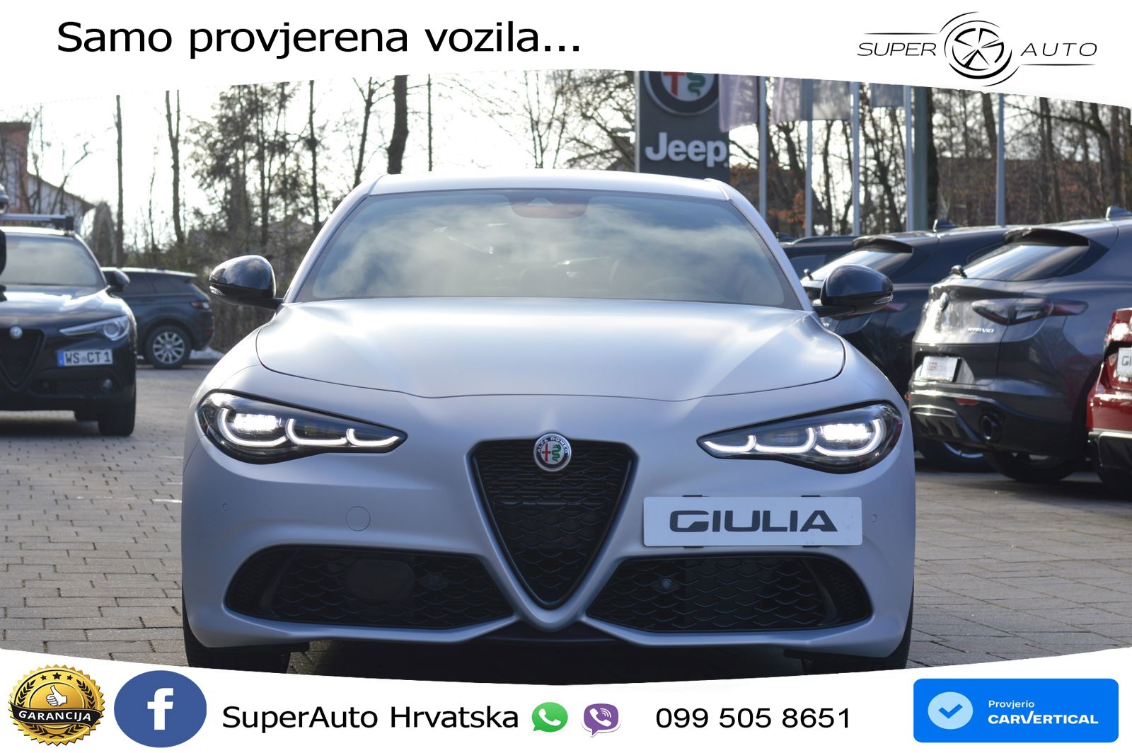 Alfa Romeo Giulia 2.0 Turbo (280 KS) Q4 Automatic LED+GR SJED+ACC