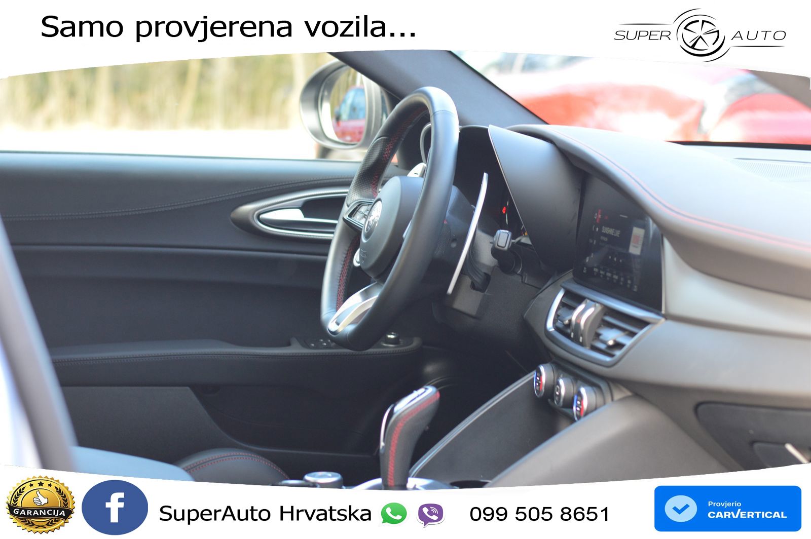 Alfa Romeo Giulia 2.0 Turbo (280 KS) Q4 Automatic LED+GR SJED+ACC