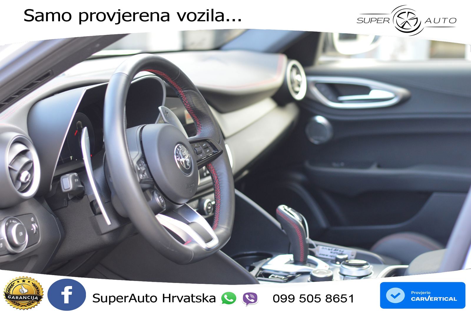Alfa Romeo Giulia 2.0 Turbo (280 KS) Q4 Automatic LED+GR SJED+ACC