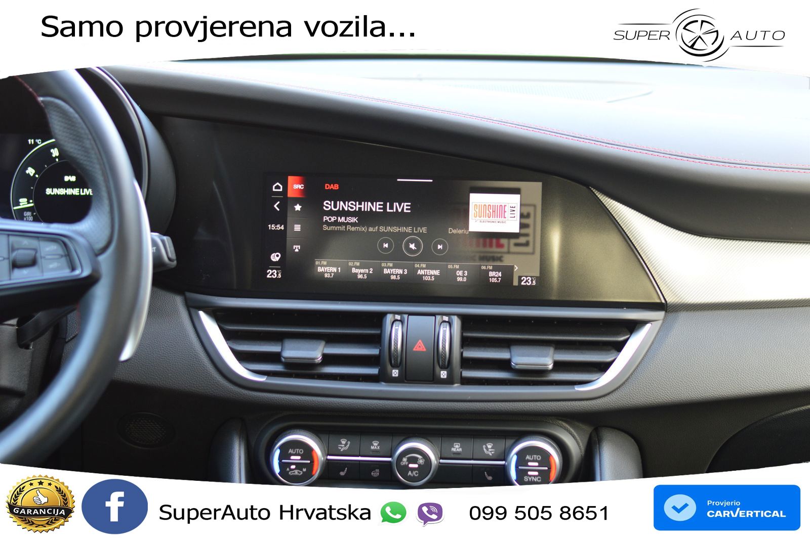 Alfa Romeo Giulia 2.0 Turbo (280 KS) Q4 Automatic LED+GR SJED+ACC