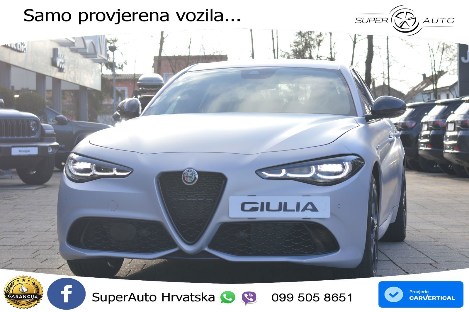 Alfa Romeo Giulia 2.0 Turbo (280 KS) Q4 Automatic LED+GR SJED+ACC