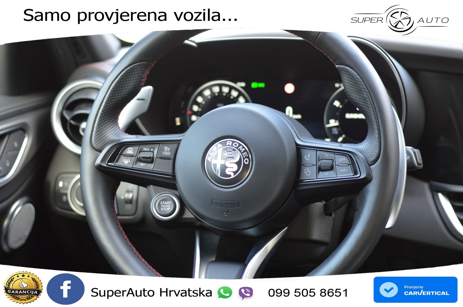 Alfa Romeo Giulia 2.0 Turbo (280 KS) Q4 Automatic LED+GR SJED+ACC