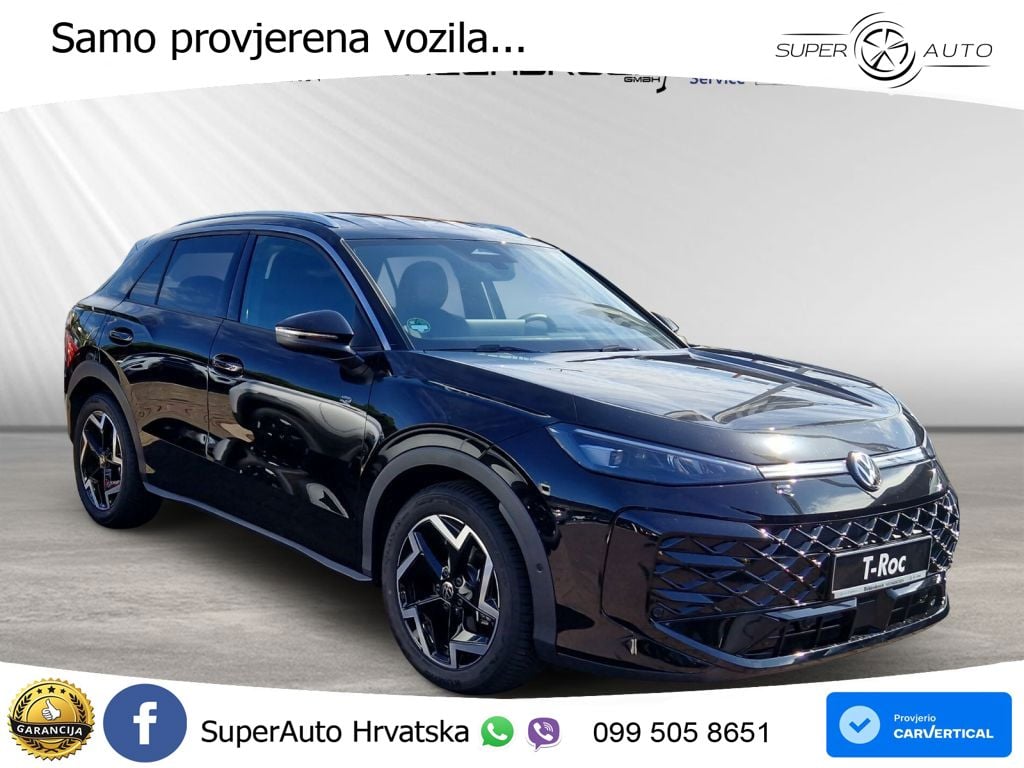 Volkswagen T-Roc 1.5 eTSI (150 KS)  DSG R-Line LED+GR SJED+ACC