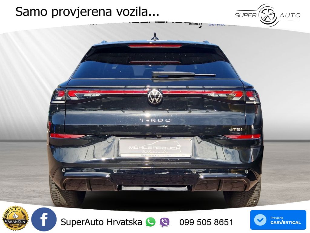 Volkswagen T-Roc 1.5 eTSI (150 KS)  DSG R-Line LED+GR SJED+ACC