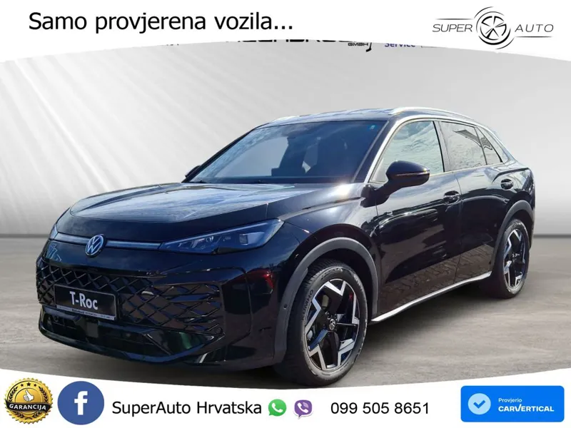 Volkswagen T-Roc 1.5 eTSI (150 KS)  DSG R-Line LED+GR SJED+ACC
