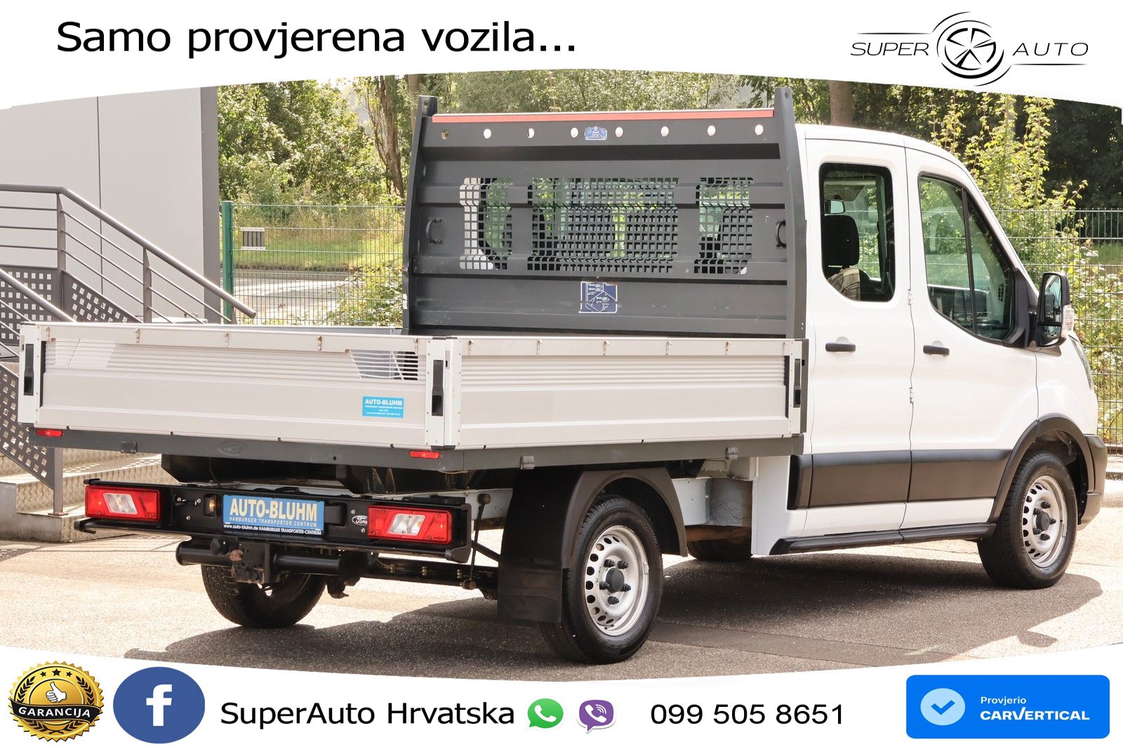 Ford Transit 350-EB Doka L2 + Klima AHK 2,24T 7-Sitze 131 KS