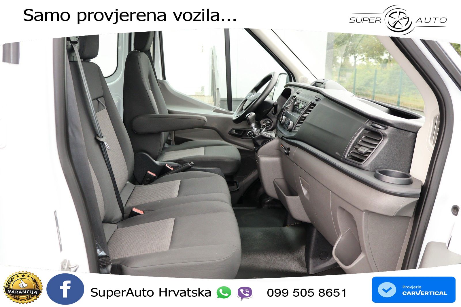 Ford Transit 350-EB Doka L2 + Klima AHK 2,24T 7-Sitze 131 KS