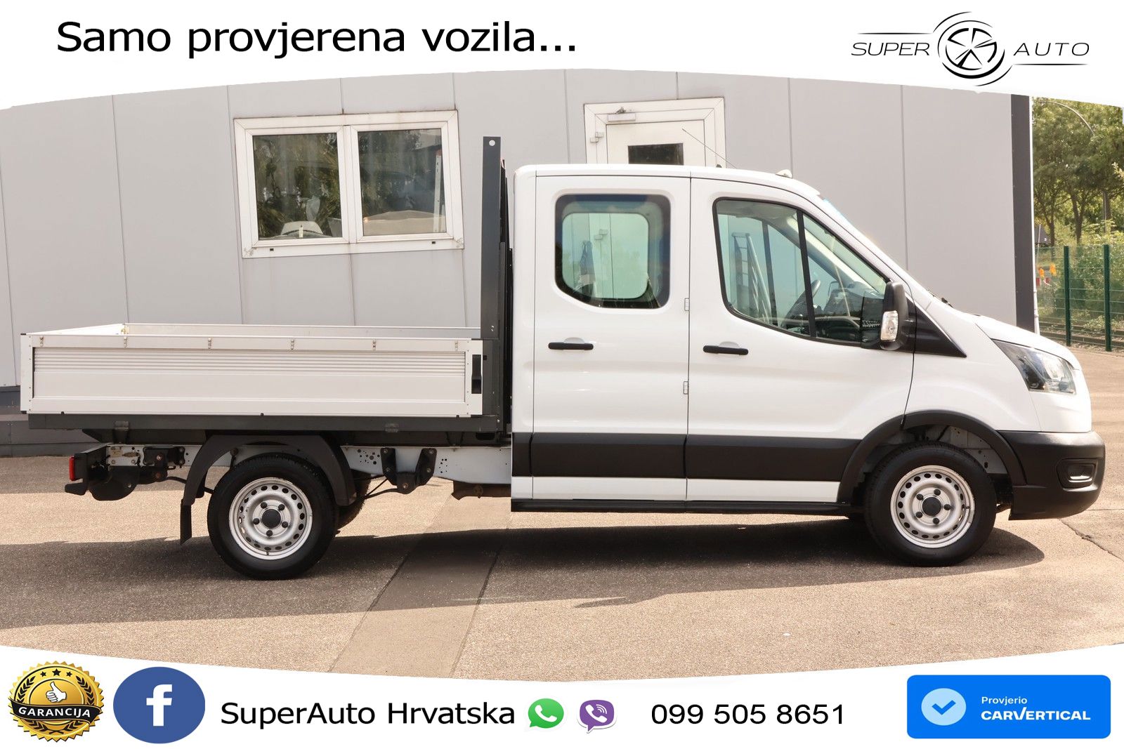 Ford Transit 350-EB Doka L2 + Klima AHK 2,24T 7-Sitze 131 KS