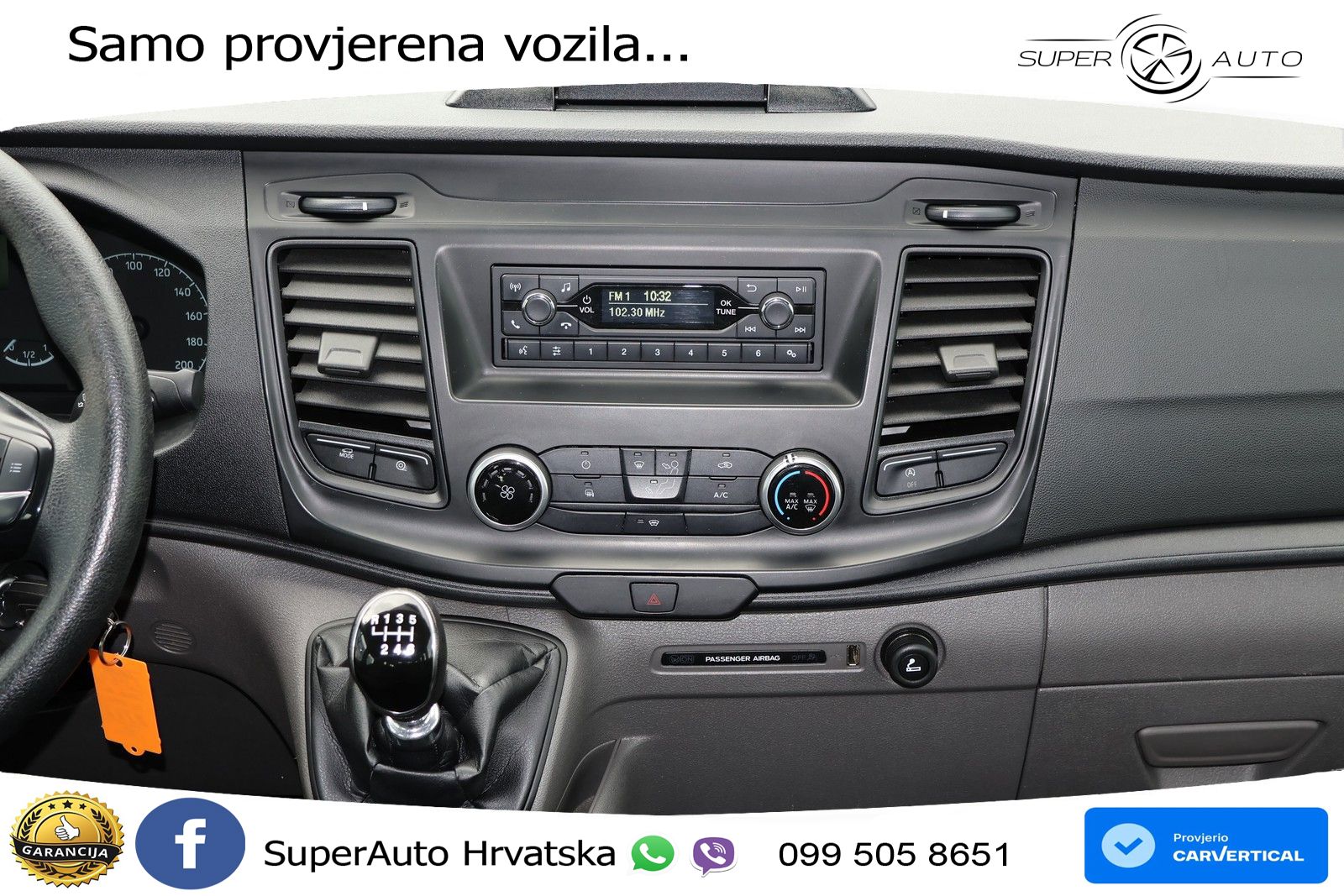 Ford Transit 350-EB Doka L2 + Klima AHK 2,24T 7-Sitze 131 KS
