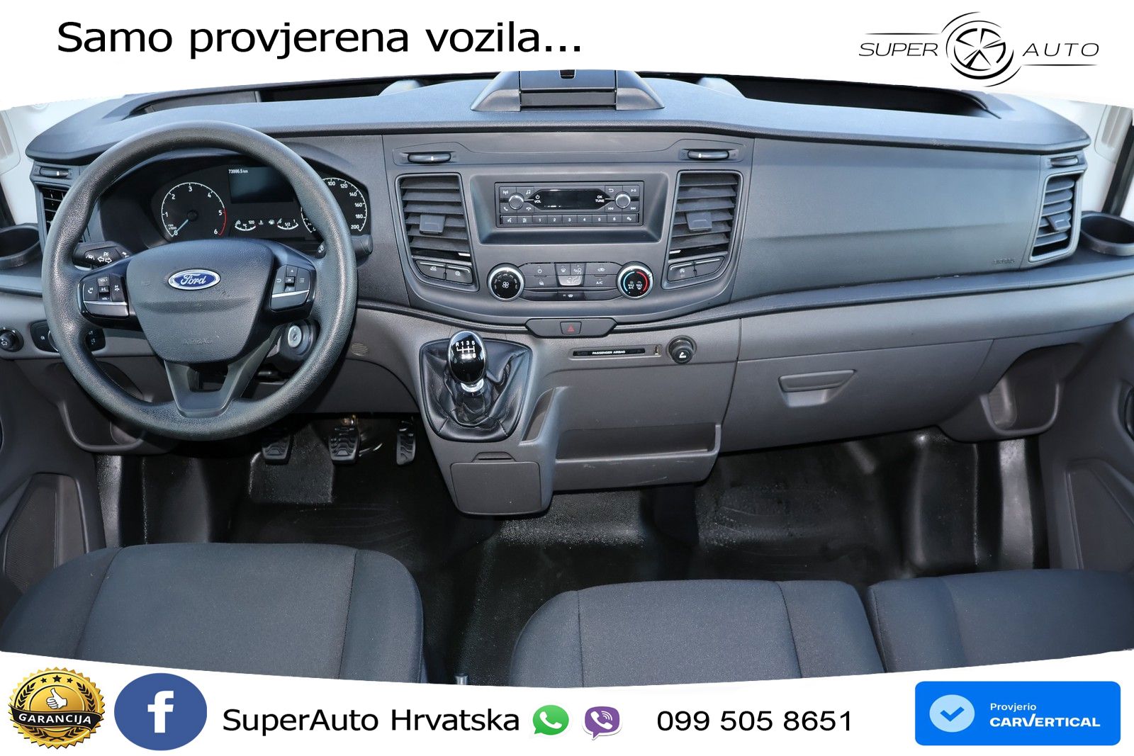 Ford Transit 350-EB Doka L2 + Klima AHK 2,24T 7-Sitze 131 KS