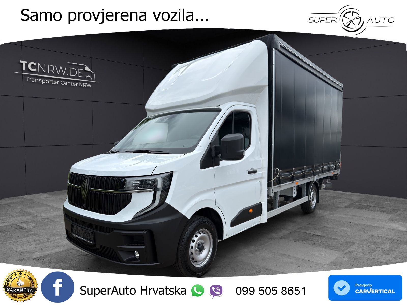 Renault Master Pritsche Schiebeplane Automatik LBW Klima 170 KS