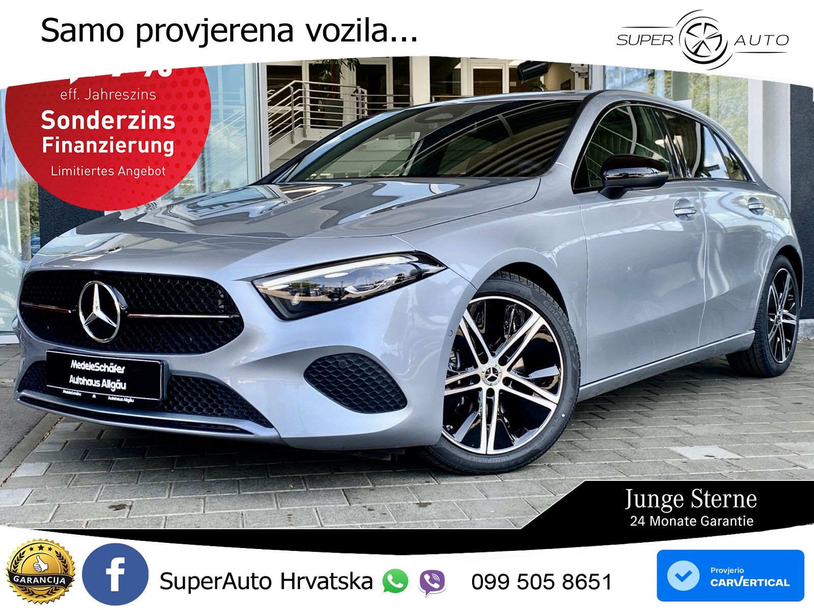 Mercedes-Benz A 200 7G-DCT LED+GR SJED+ACC